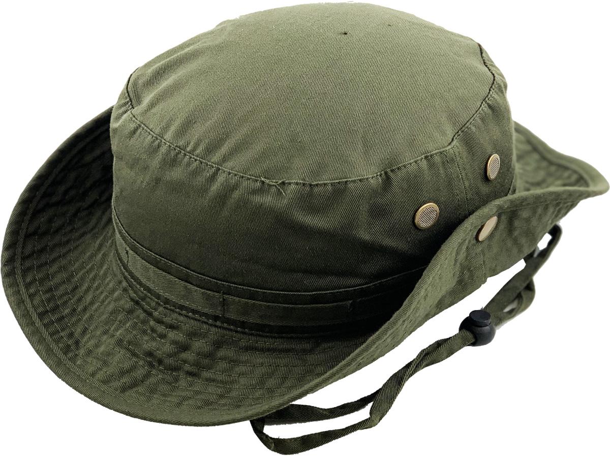 Solid Boonie Hat With String (Fitted)